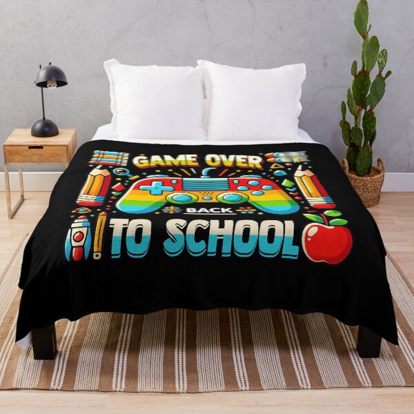 Item preview, Game Over, Back to School – Colorful Gaming Controller Design designed and sold by LarryMBrown.