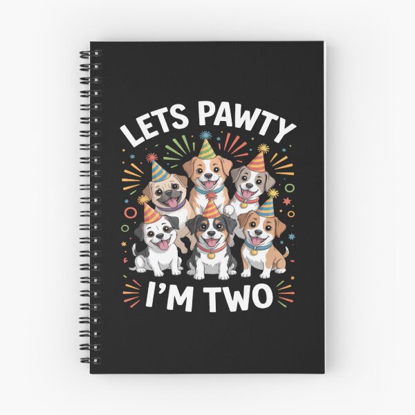 Item preview, Let's Pawty I'm Two Puppy Dog Lover 2nd Birthday Party designed and sold by JenniferRudol.