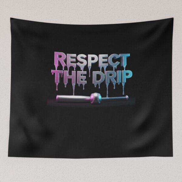 Item preview, Respect The Drip Baseball designed and sold by TalalosART.
