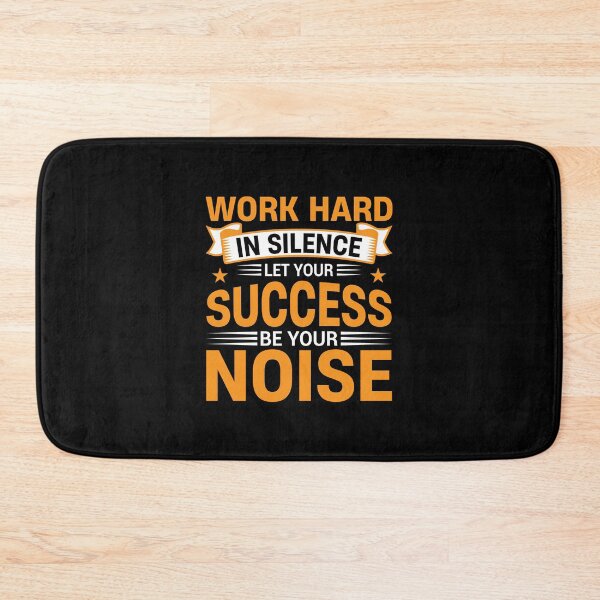 Item preview, Work Hard in Silence Let Your Success Make the Noise – Motivational Quote designed and sold by MursalinDesigns.