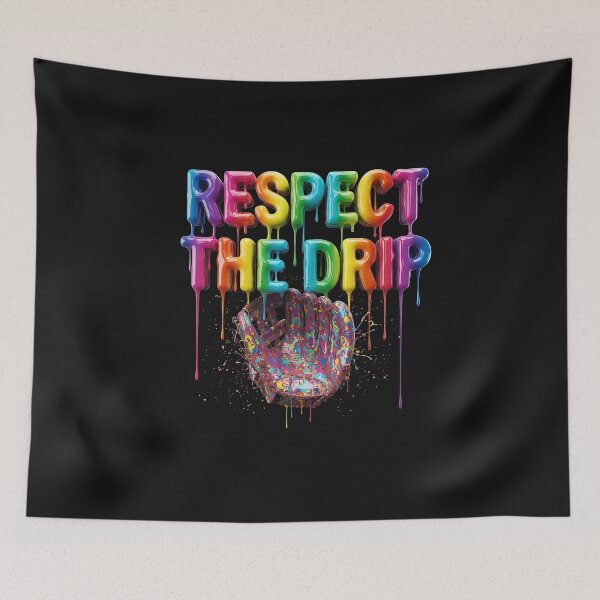 Item preview, Respect The Drip Baseball Drip Glove Youth Boys Girls Player designed and sold by TalalosART.