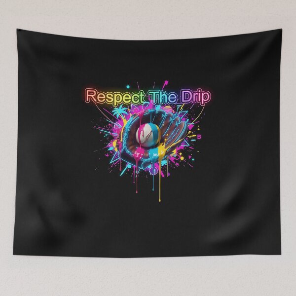 Item preview, Respect The Drip Baseball Drip Glove Youth Boys Girls Player designed and sold by TalalosART.