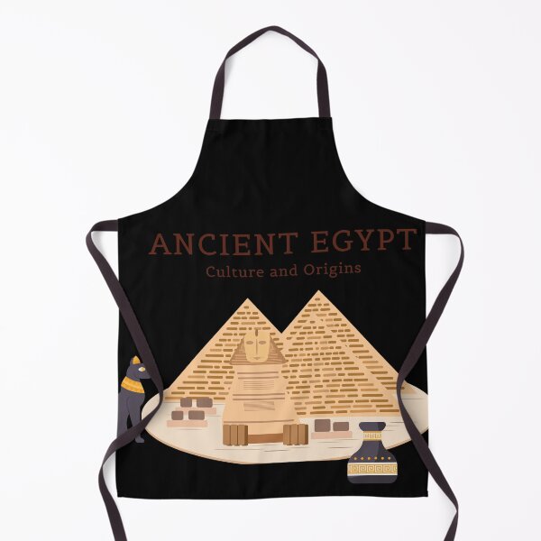 Item preview, Cartoon Pyramids and Sphinx with Egyptian Cat designed and sold by ZentroShop.