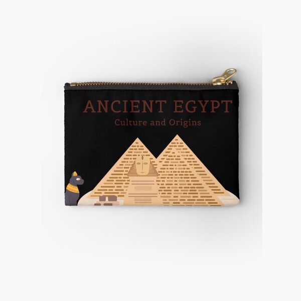 Item preview, Cartoon Pyramids and Sphinx with Egyptian Cat designed and sold by ZentroShop.