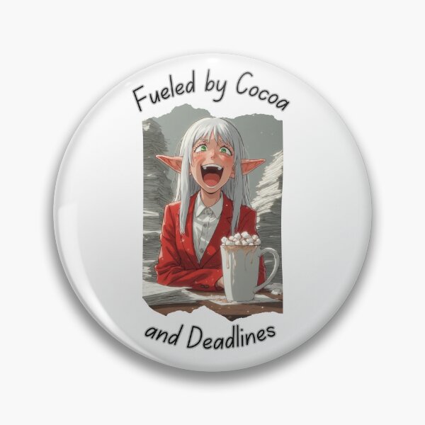 Item preview, Fueled by Cocoa and Deadlines designed and sold by Weathering Life Beautifully.