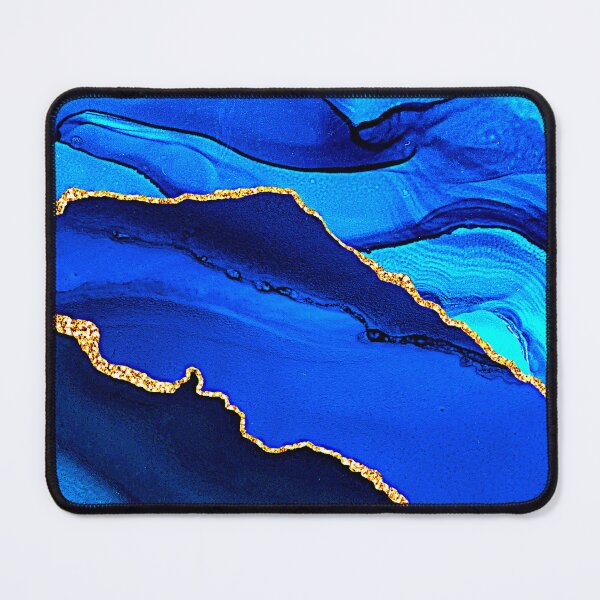 Item preview, Turquoise-Blue Colors, Rose-Gold Hues Faux Marble designed and sold by DEC02.