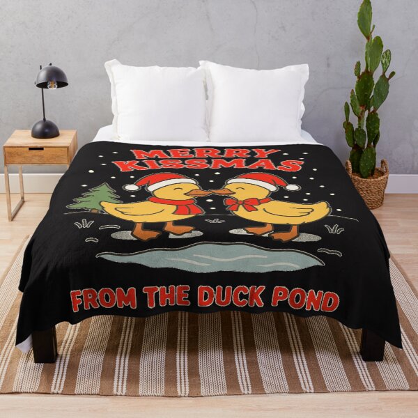 Item preview, Ducks kissing A christmas couple merry christmas designed and sold by JamesDunican.