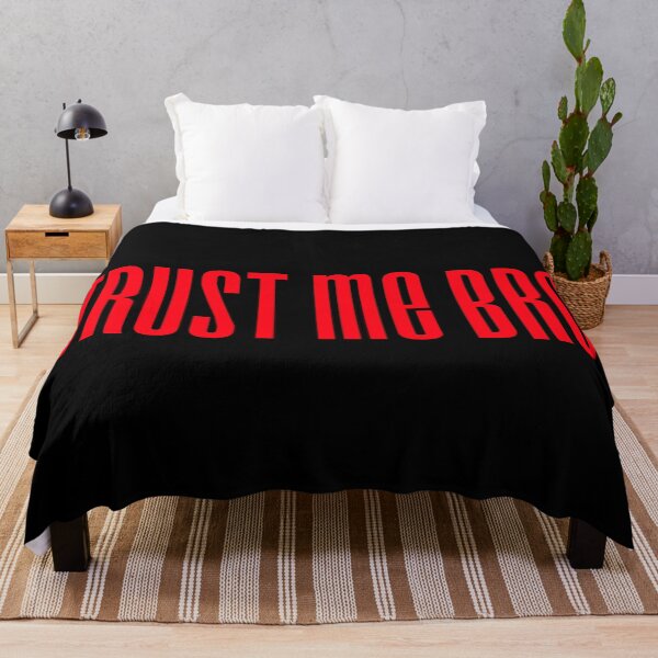 Item preview, Trust me bro, Red Typography designed and sold by Memes N Lore .