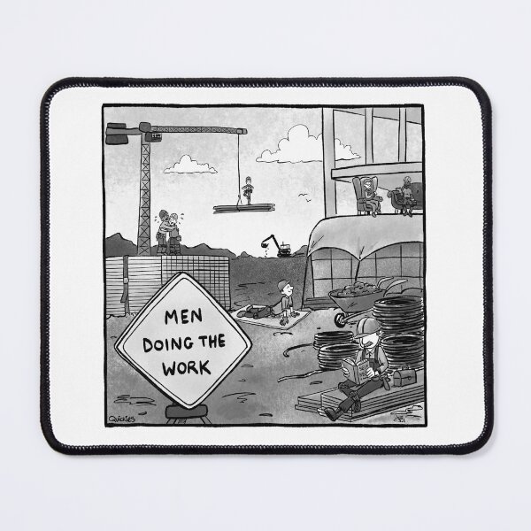 Item preview, Men Doing the Work designed and sold by QuickiesComic.