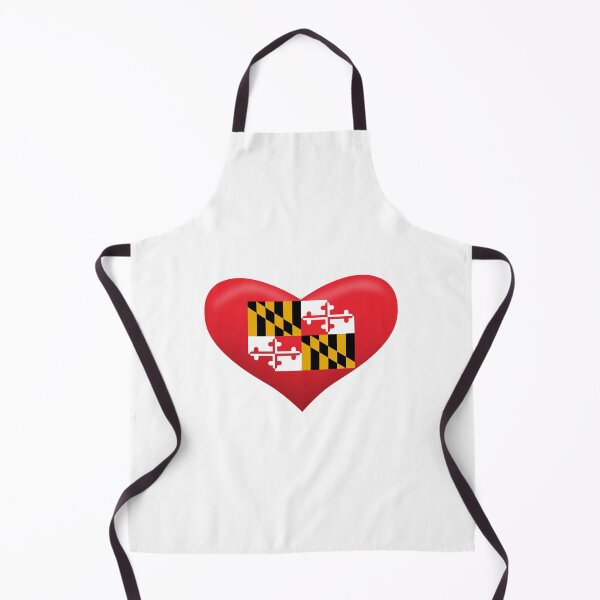 Item preview, Maryland Heart Flag designed and sold by wickedcartoons.