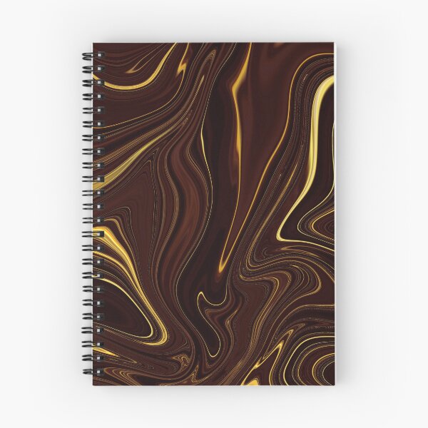 Item preview, Golden Caramel Hues Liquid Marbled Swirls Design designed and sold by DEC02.