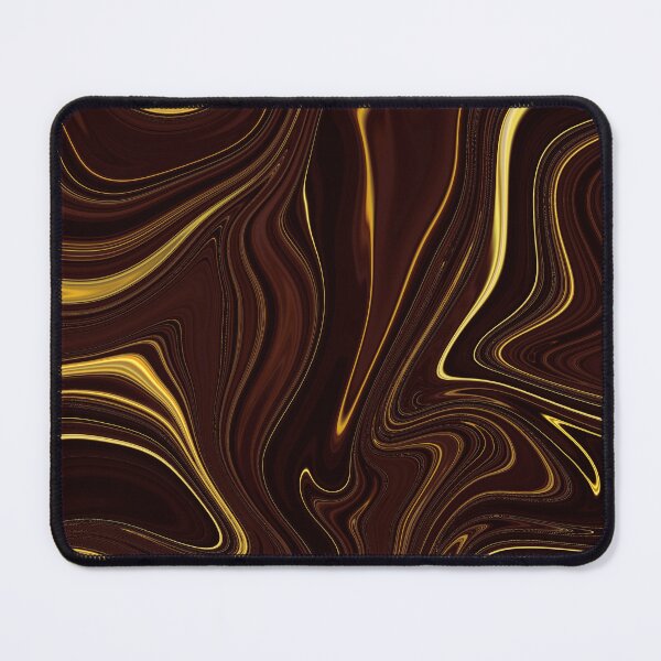 Item preview, Golden Caramel Hues Liquid Marbled Swirls Design designed and sold by DEC02.