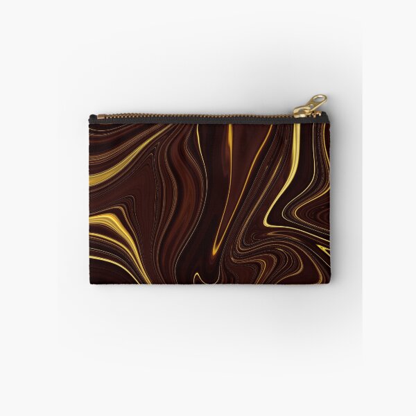 Item preview, Golden Caramel Hues Liquid Marbled Swirls Design designed and sold by DEC02.