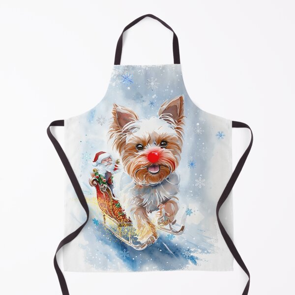 Item preview, Higgins Yorkie Biewer Magical Sleigh Pull designed and sold by AiPlusHuman.