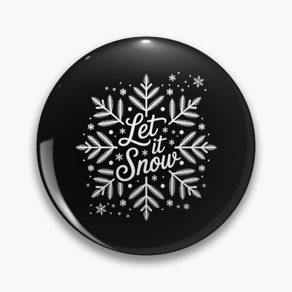 Item preview, Let It Snow Winter Snowflake Holiday designed and sold by PunkNation-Arts.