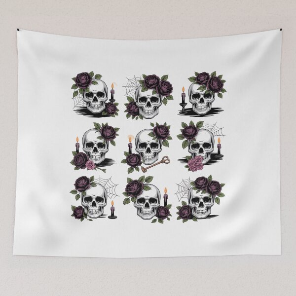 Item preview, Skeleton Gothic Halloween Wedding Spooky Season designed and sold by PunkNation-Arts.