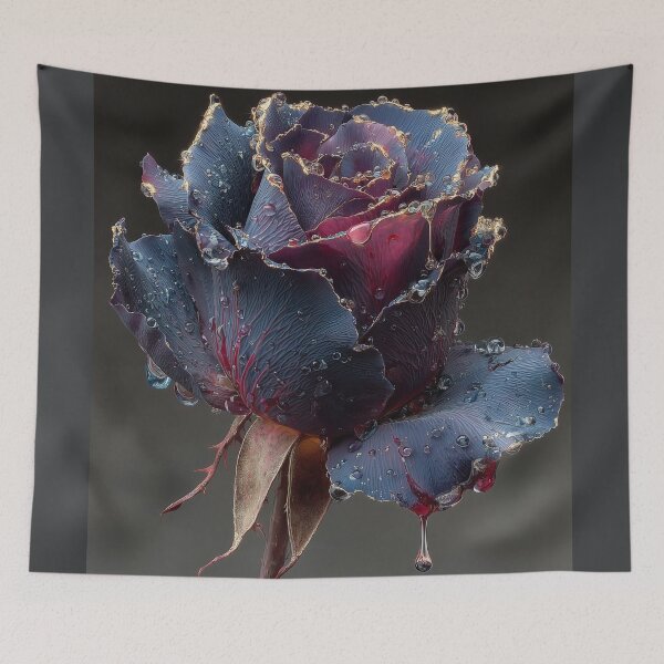 Item preview, Crimson Drip Rose designed and sold by ArgentoArt.