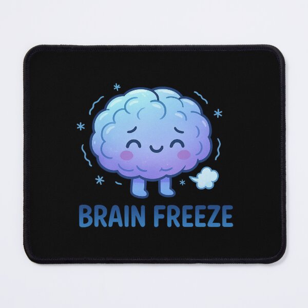 Item preview, Brain Freeze — Kawaii Brain Freezing designed and sold by Dream Machine.
