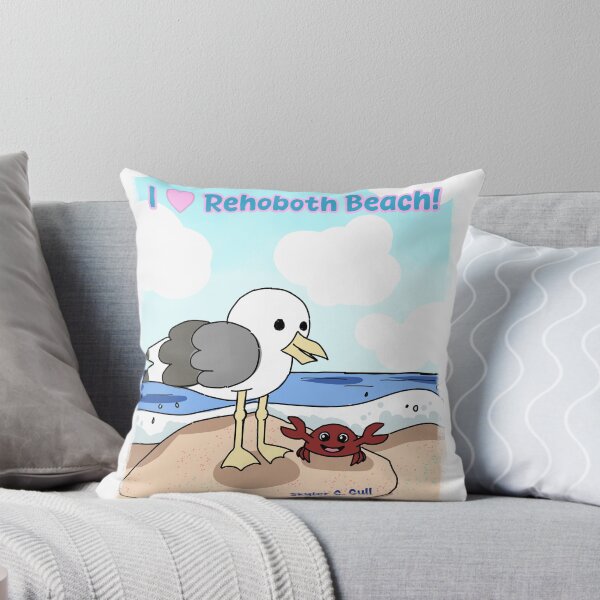 Item preview, I Love Rehoboth Beach featuring Skyler C. Gull designed and sold by Skyler Seagull & The Seashell Angel merch.