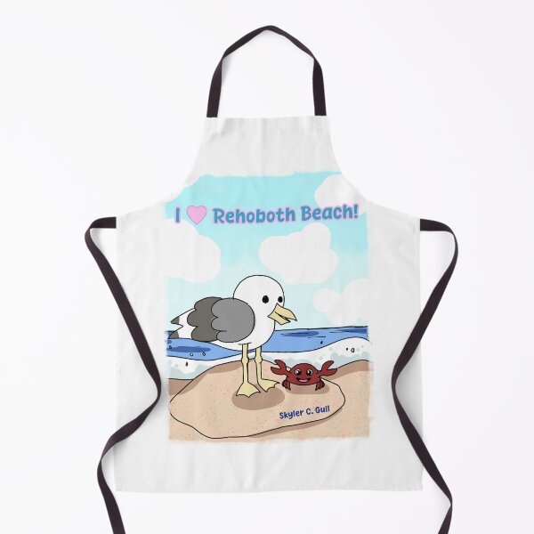 Item preview, I Love Rehoboth Beach featuring Skyler C. Gull designed and sold by Skyler Seagull & The Seashell Angel merch.