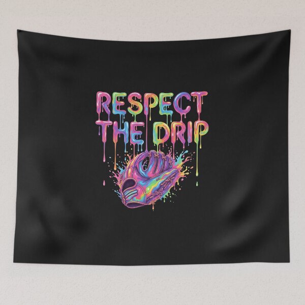 Item preview, Respect The Drip Baseball Drip Glove Youth Boys Girls Player designed and sold by diyoor.