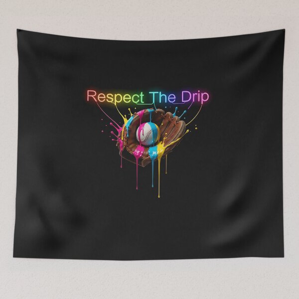 Item preview, Respect The Drip Baseball Drip Glove Youth Boys Girls Player designed and sold by diyoor.