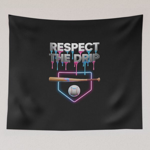 Aperçu de l'œuvre Respectez le baseball stylé créée et vendue par diyoor.