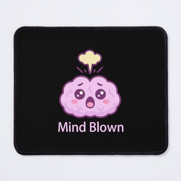 Item preview, Mind Blown — Kawaii Brain Amazed designed and sold by Dream Machine.