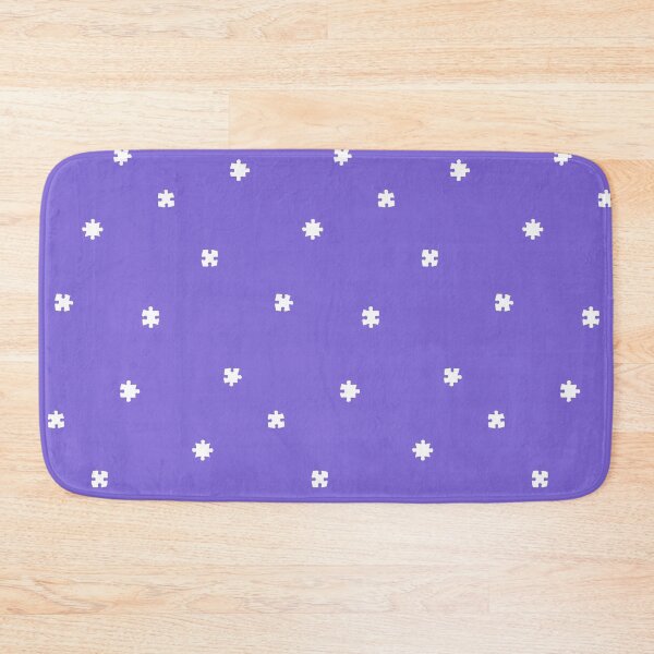 Item preview, Missing Puzzle Piece Pattern — Minimal Purple Puzzle designed and sold by BeccaAnnArt.