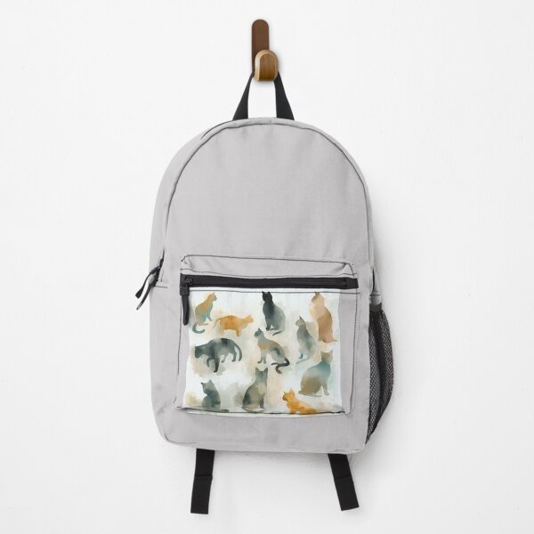 Item preview, Artful Cat Silhouettes in Soft Colors designed and sold by Naturich.