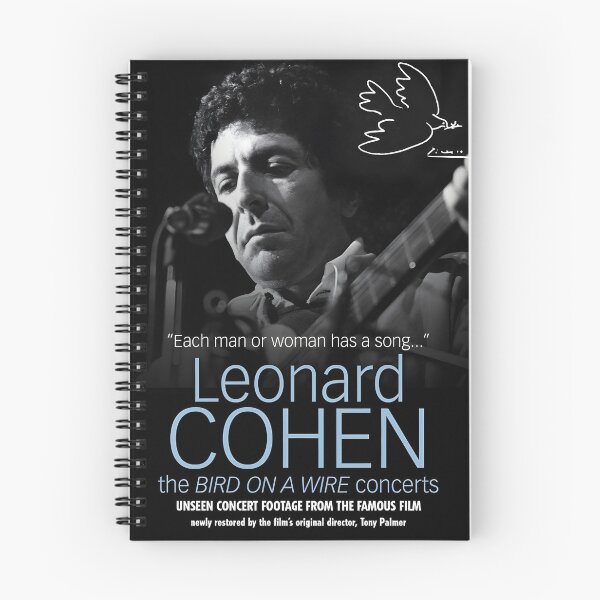 Item preview, Leonard Cohen – Bird on a Wire Vintage Music Poster Art designed and sold by Rachel Francis6.
