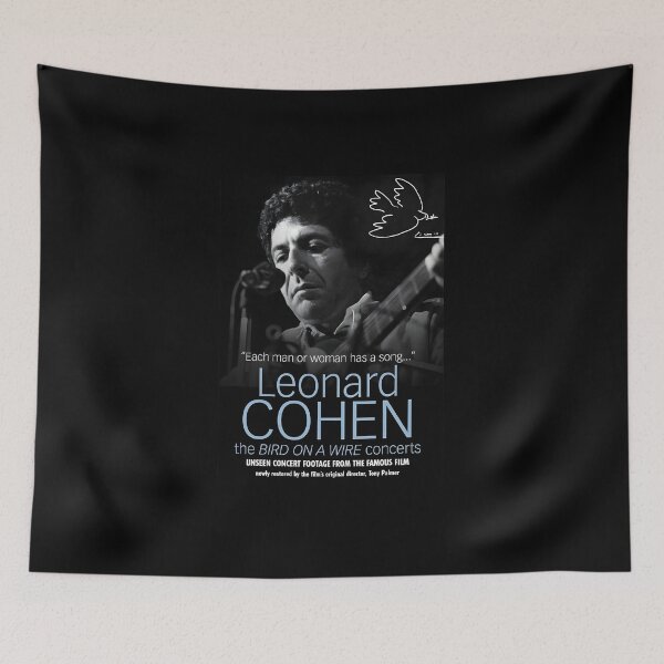Item preview, Leonard Cohen – Bird on a Wire Vintage Music Poster Art designed and sold by Rachel Francis6.