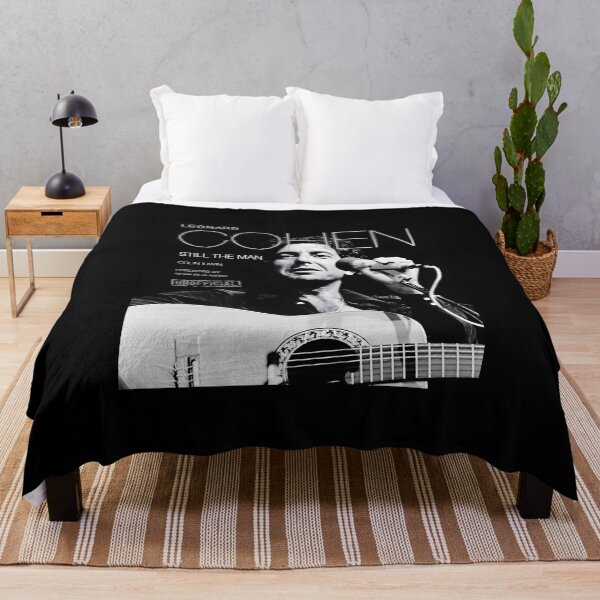 Item preview, Leonard Cohen – Vintage Music Icon Art Illustration designed and sold by Rachel Francis6.