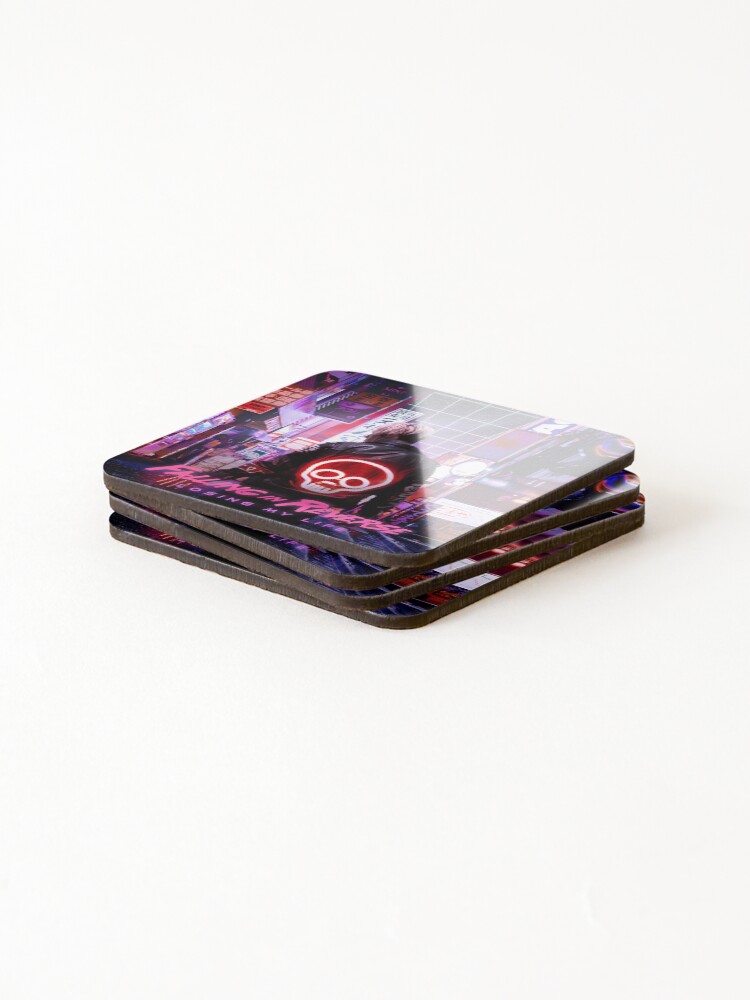 Thumbnail 4 of 5, Coasters (Set of 4), Falling In Reverse Losing My Life designed and sold by WanTry.