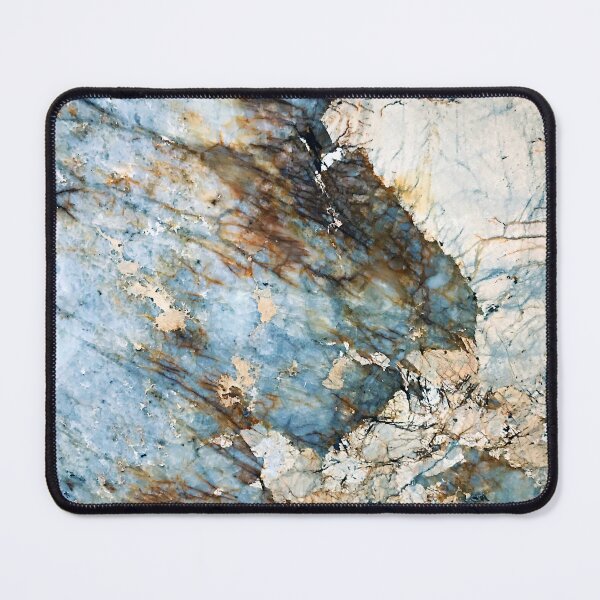 Item preview, Aqua, Cream, And Cinnamon Hues Faux Marble Art designed and sold by DEC02.