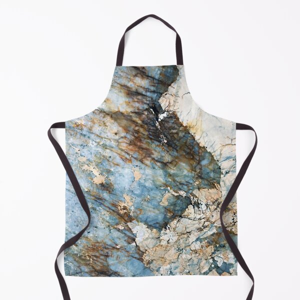Item preview, Aqua, Cream, And Cinnamon Hues Faux Marble Art designed and sold by DEC02.