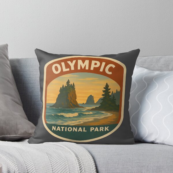 Item preview, Vintage American National Park Print: Olympic designed and sold by PinUpPizzazz.