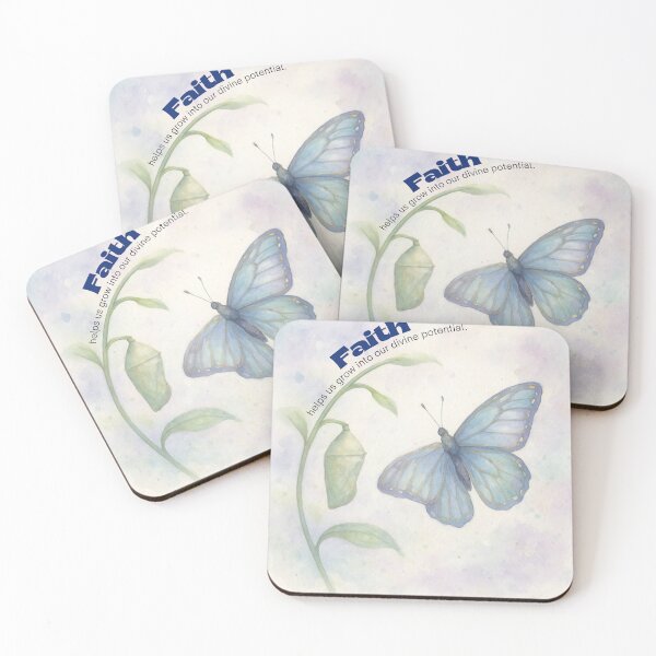 Item preview, Faith Helps Us Grow – Watercolor Butterfly Spiritual Transformation Art designed and sold by Darcy'sArtfortheHeart.