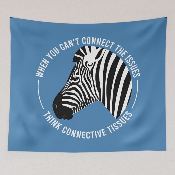 Item preview, EDS Awareness Zebra: Think Connective Tissues designed and sold by Designs by Jesabee.