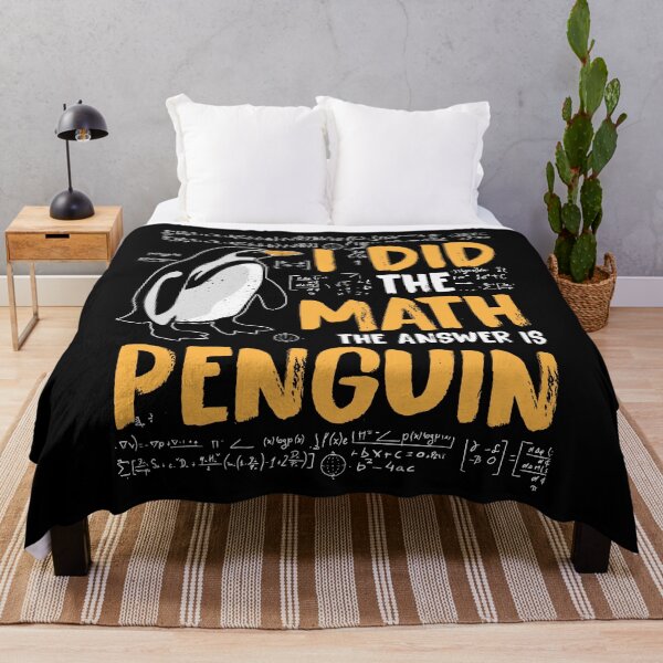 Item preview, I Did the Math, The Answer is Penguin - Mathematical Penguin Design designed and sold by TinaMDedrick.