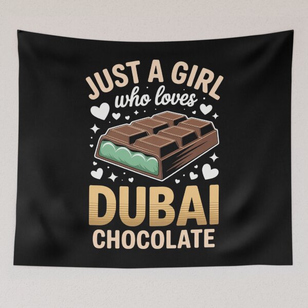 Item preview, Just a girl who loves Dubai chocolate designed and sold by PunkNation-Arts.