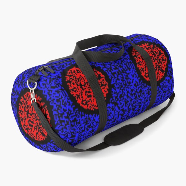 Item preview, Red Motion Illusion – Hypnotic Blue Square Art designed and sold by TicoTuftCR.