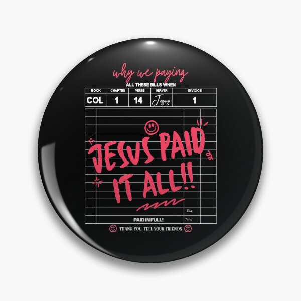 Item preview, Jesus Paid It All designed and sold by RoderickStout.