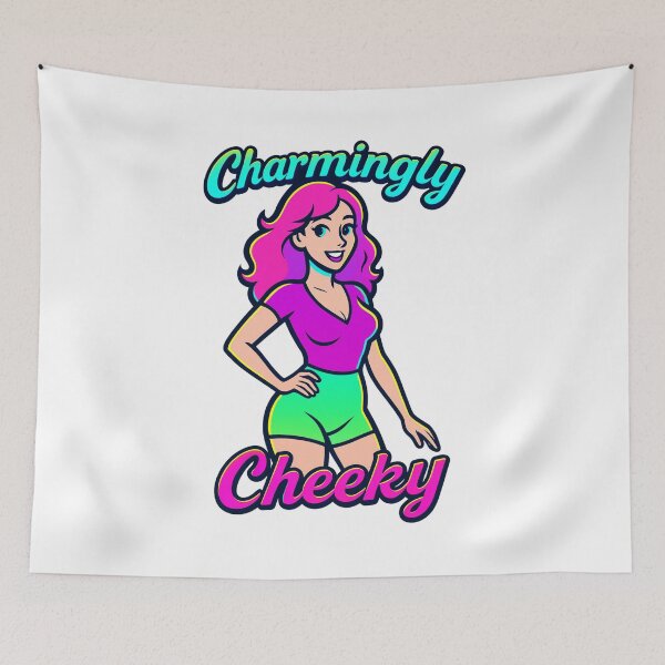 Item preview, Charmingly Cheeky Cartoon Girl designed and sold by UNK-Fatigues.