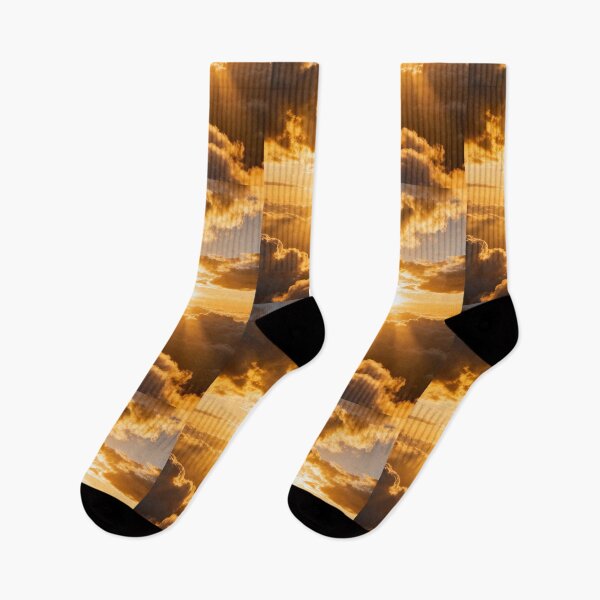 Item preview, Sunrise Above Clouds – Soft Orange 4K Sky   for Positive Mood designed and sold by AlwaysHome.