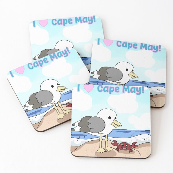 Item preview, I Love Cape May featuring Skyler C. Gull designed and sold by Skyler Seagull & The Seashell Angel merch.
