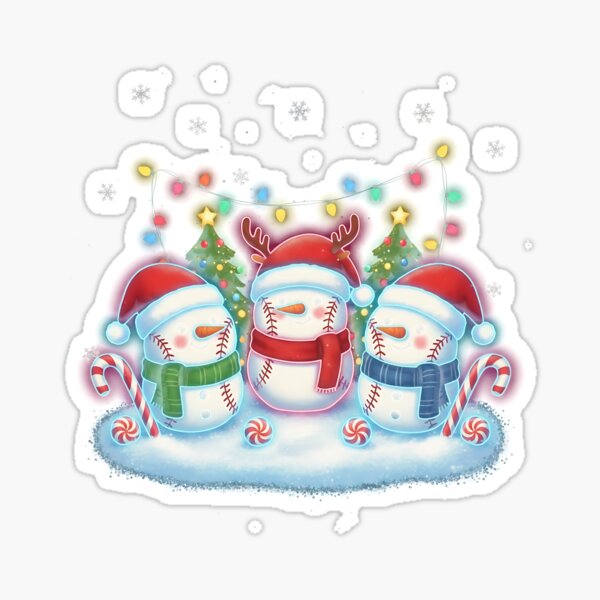 Item preview, Santa Elf Reindeer Baseball Balls Xmas Tree Lights Christmas  designed and sold by facegm.