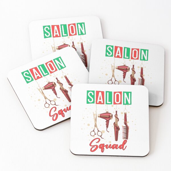 Item preview, Christmas Salon Squad Festive Holiday Hairstylist & Beauty Team designed and sold by Nzgiftsandmore.