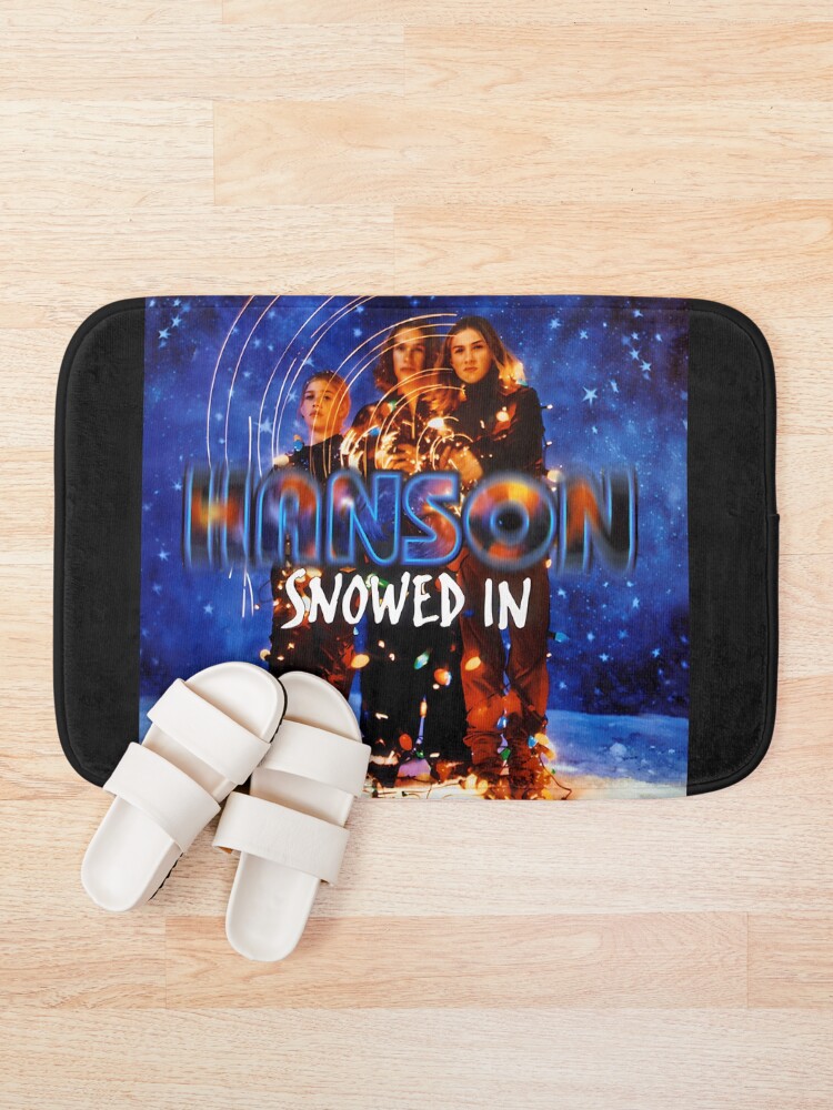 Thumbnail 1 of 6, Bath Mat, Hanson Snowed In designed and sold by NegativeCar.