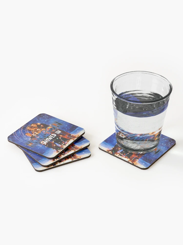 Thumbnail 2 of 5, Coasters (Set of 4), Hanson Snowed In designed and sold by NegativeCar.